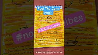 Relaxing Easy Drawing | Calm & Nostalgic Art Idea #calm  #nostalgia #RelaxingArt #MindfulDrawing