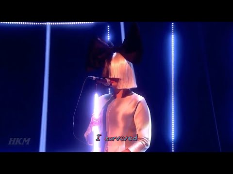 Sia   - Alive live on UK TV /w lyrics