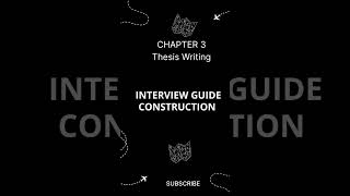 Interview Guide Construction #InterviewGuide #QualitativeResearch #ResearchMethods #ThesisHelp
