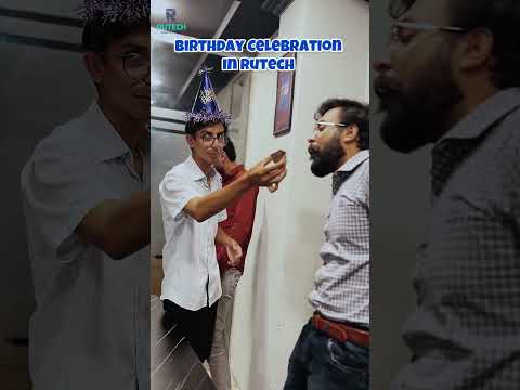 Celebrating our amazing internee Ammar’s special day 🥳🎂 #rutechsolution #birthdaycelebration
