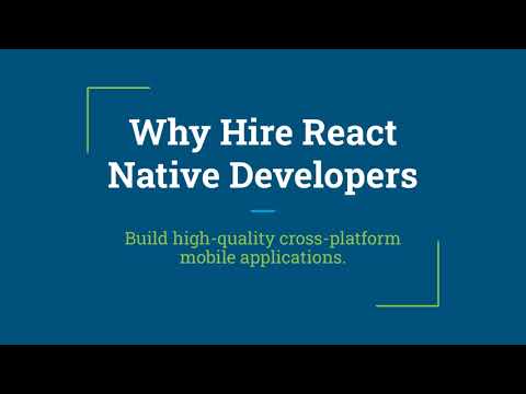 Why Hire React Native Developers