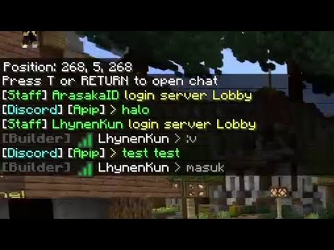 Discord Chat to Server Plugin for PocketMine-MP