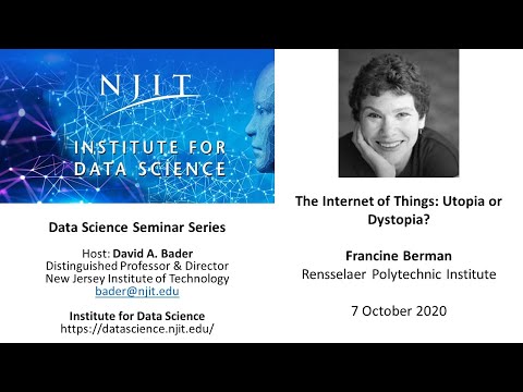 NJIT Data Science Seminar: Fran Berman, Rensselaer Polytechnic Institute