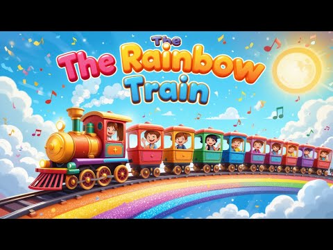 The Rainbow Train| @cartoonkingdom-46 Nursery Kids Rhymes & Kids Stories