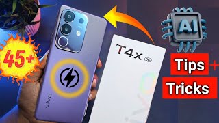 Vivo T4x 5G Top 45+ Amazing Features | Hidden Features 🔥🔥in हिंदी |