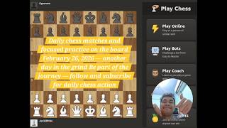 Game 195 of the Chess Hustle — the grind never stops♟️ #chess  #chesslife #chessbattle #grandmaster