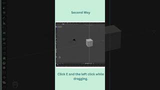 How to extrude a face in Blender. #blender3d #3dmodeling #3dmodelingtips #3dmodelling