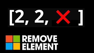 Remove Element - 27. LeetCode - Java
