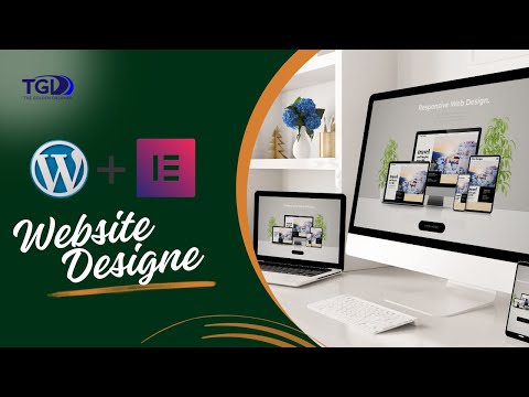 WordPress Website Design With Elementor | Bangla | TGD | #wordpresstutorial