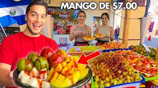 This is the MOST CONTROVERSIAL FRUIT in Downtown San Salvador 🇸🇻🥭 Mango for $7.00!
