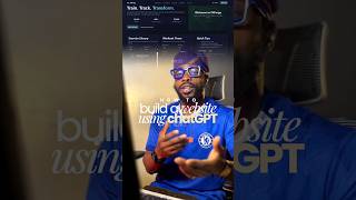 FULL TUTORIAL: How to build a fully functional website in under 1 minute in ChatGPT #webdev #shorts