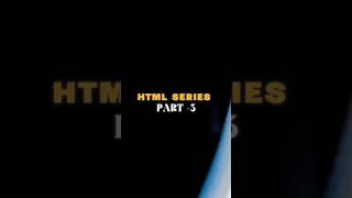 HTML series part 3 #coding #html #programming