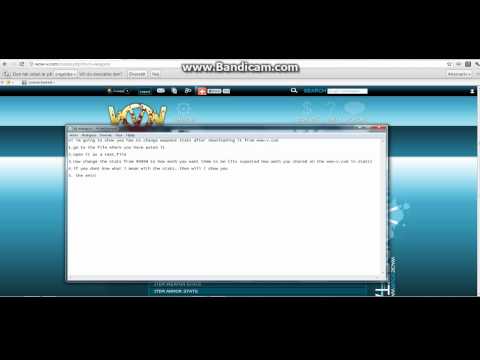 wow How to change the value off wow-v.com items