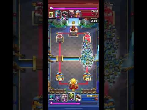 Satisfying win [asmr] #clashroyale #shorts #lethergo