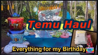 Temu Haul | Birthday party Shopping from Temu  #temu #birthdaycelebration 