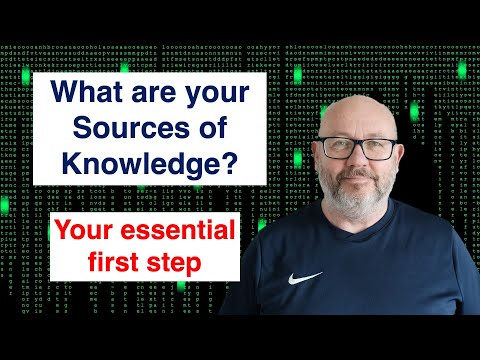 Sources of Knowledge: Your essential first step to testing professionally