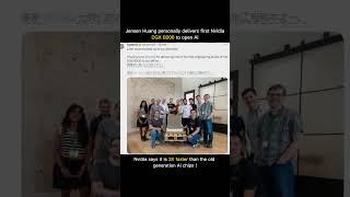 finally showing you Nvidia delivers ai chip to open ai #shorts #nvidia #openai #success