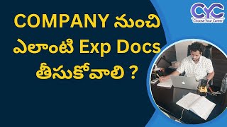COMPANY నుంచి ఎలాంటి Exp Docs తీసుకోవాలి? |best software courses for experienced |Choose Your Career