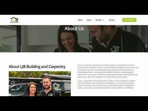 LJB Building and Carpentry: Website Transformation