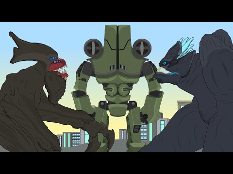 Pacific Rim | All battles of Jaeger Cherno Alpha | Animation