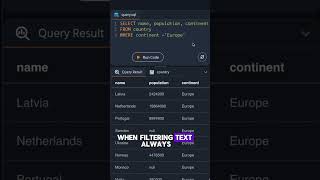 Learn SQL in 60 seconds tutorials #coding #sql #computerscience #datascience #dataanalytics #coding