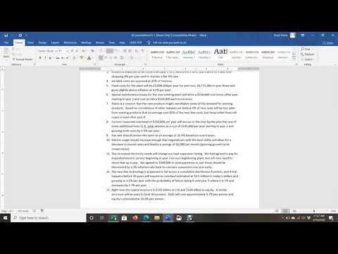 Traditional Capital Budgeting in Excel Part 2