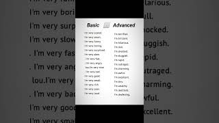 Basic 🆚 Advanced English: Upgrade Your Language Skills!