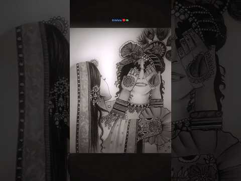 Lord krishna ♥️🦚 sketch. #lordkrishna #radheradhe #radhekrishna #sketch #sketchoftheday #artshorts