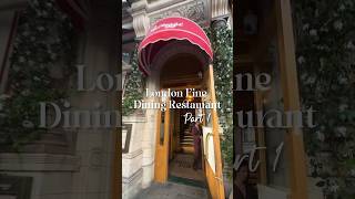 London Fine Dining Restaurant Part 1 #foodie #londonfoodblogger #londonfoodguide
