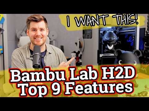 TOP 9 Reasons WHY Bambu Lab H2D Is THE BEST 3D Printer In The World!🔥(At Least For People Like Me!)