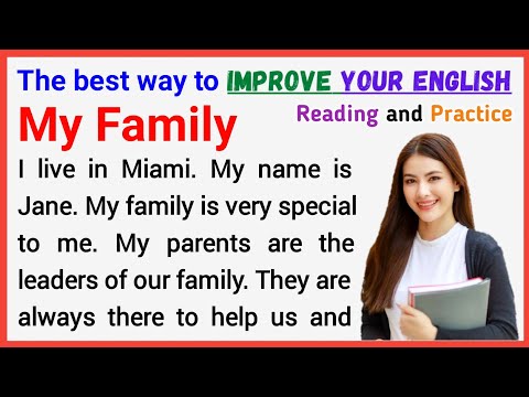 My Wonderful Family | Learning English Speaking | Level 1 | Improve Your English | Listen and Learn