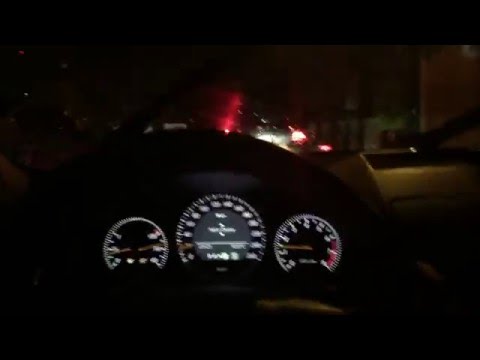 Another drive of a W204 Mercedes Benz C350 at sunset in Mexico City