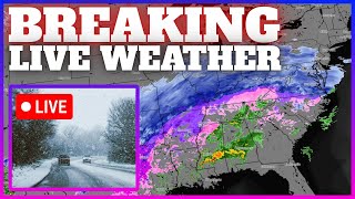 🔴LIVE - URGENT Winter Storm Coverage | LIVE Weather Channel