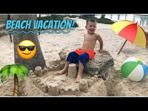 THE CLAW WILL GET YOU!  Beach Vacation, Sand Castle, & Beachball Fun!