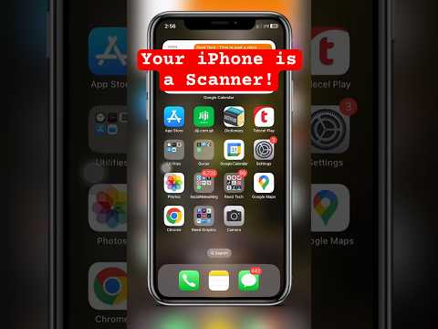 How to Scan Documents on iPhone Using Notes App (No Extra App Needed) #shorts #scandocuments #iphone