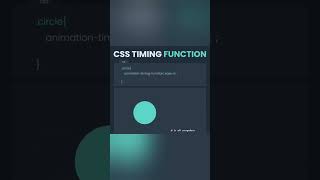 CSS Hack-7 || Learn CSS Animation Timing Function🔥 #coding #css  #chatgpt #shortsvideo #shortvideo