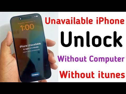 iPhone Unavailable Lock Screen Fix – No Computer Needed | Unlock iPhone Without Password