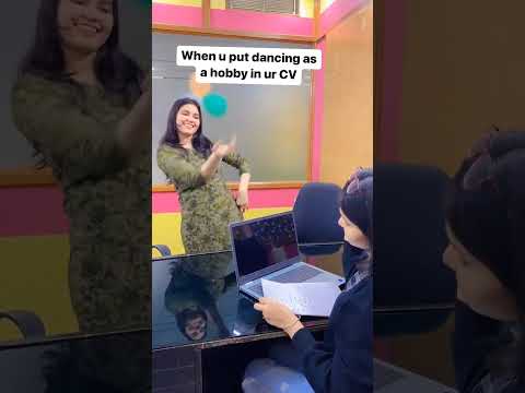 when u put dancing as a hobby in your cv#office #colleagues #corporatememes #memes #corporateculture