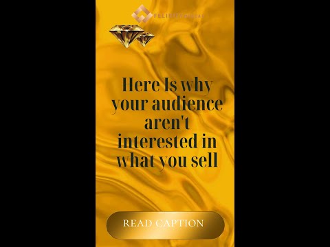 Here is why your audience aren't interested in what you sell