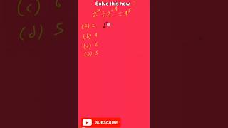 Solve this how ❓🤔 #shortsfeed #exponents #exponenttricks #trending #viralshorts #viral video
