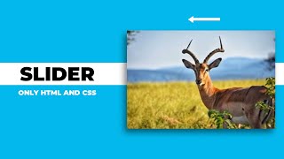 Stunning Image Slider using HTML CSS Only | HTML CSS Slider