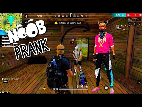 فري فاير: مقلب النوب لموت ديال ضحك مع الجزائريين🔥FREE FIRE #1 PRETENDING TO BE NOOB SO FUNNY