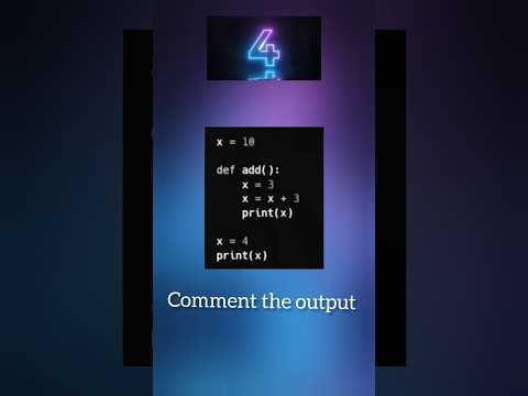 Python basic quizzes. #python #pythonquiz #pythoncoding  #programiz @codewithmanu2