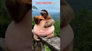 Lazy Pizza Eating Capybara 🦫🍕 | Ultimate Chill Mode 😂 #Shorts