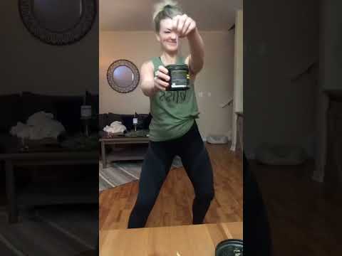 Mixing and Enjoying a Green Superfood Drink#superfood #healthydrink #greenenergy