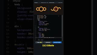 CSS Battle Challenge #11 Solution | Eye of Sauron #cssbattle #codingshorts #shorts #coding #css