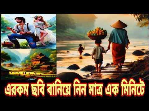 ভাইরাল পিক বানিয়ে নিন মাত্র এক মিনিটে / Editing ছাড়াই Ai দিয়ে ছবি বানিয়ে নিন  #Ai #aiphotoedating