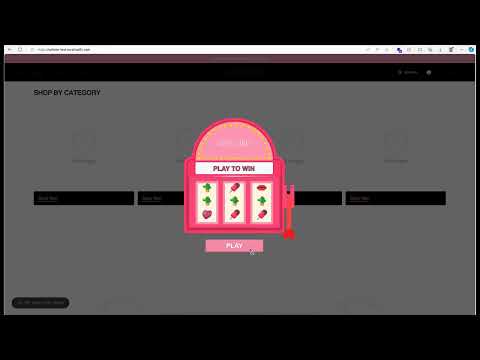 Jackpot Animation For Upwork Clients' Shopify Store
