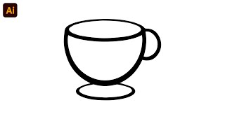 Make Your First Cup Logo in Illustrator- Easy Tutorial