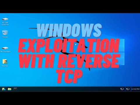 Exploiting Windows 10 with reverse TCP connection (msfvenom) | kali linux 2020.4